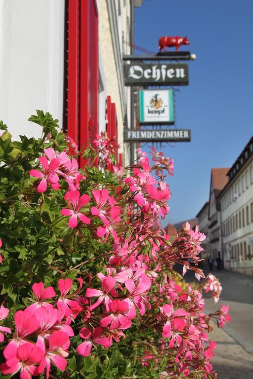 Hotel-Restaurant Roter Ochsen Lauchheim Экстерьер фото